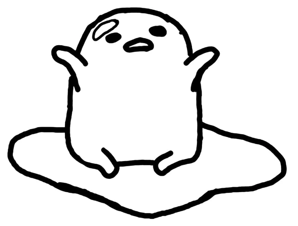Ready to print Gudetama coloring page #186808 from Anime and Manga collection