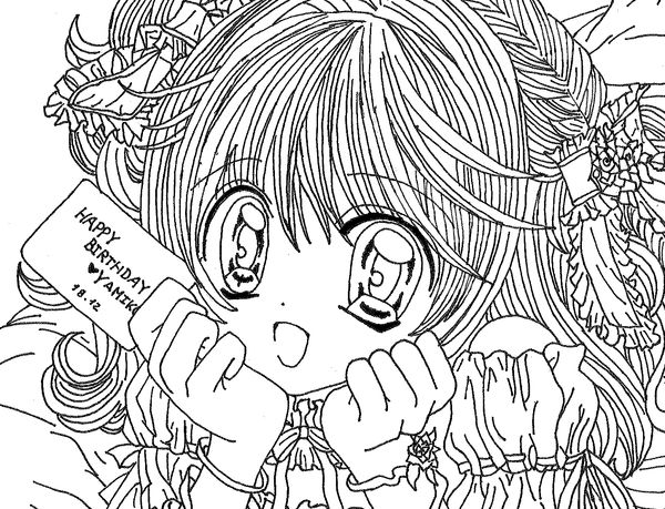 Mermaid Melody: Pichi Pichi Pitch coloring sheet #53746 for kids and adults from Anime and Manga collection