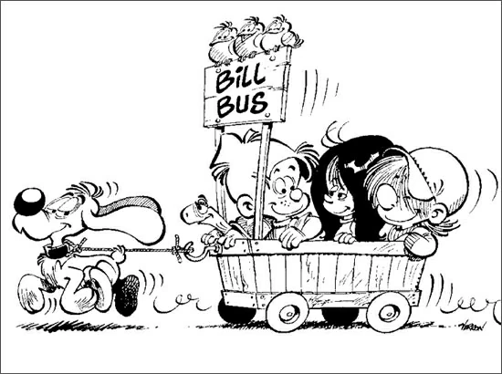 Billy and Buddy: the Bill Bus ride coloring page Billy and Buddy: the Bill Bus ride coloring page