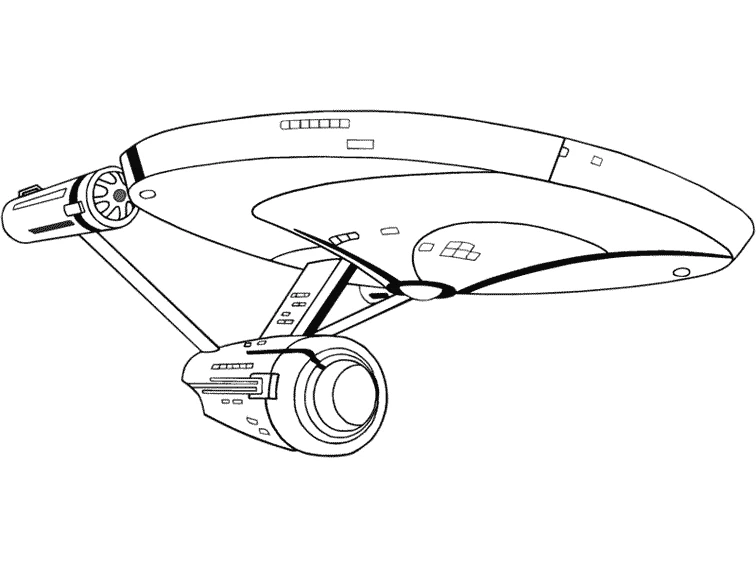 USS Enterprise starship in flight coloring page USS Enterprise starship in flight coloring page