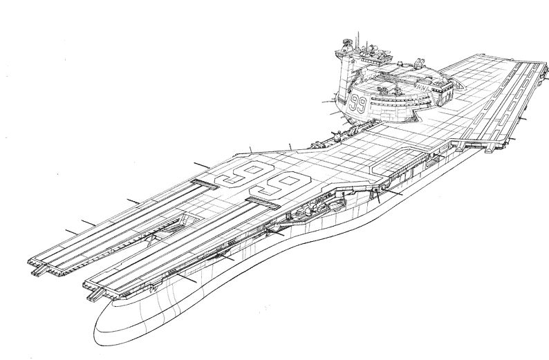 Warship aircraft carrier seen from above coloring page Warship aircraft carrier seen from above coloring page