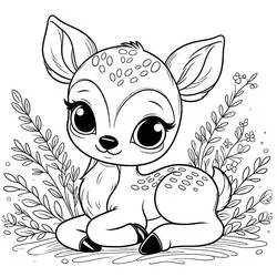 Baby Animals - Free printable coloring pages