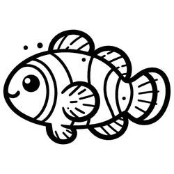Clownfish - Free printable coloring pages
