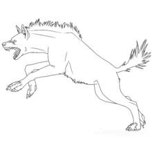 Hyena - Free printable coloring pages