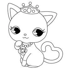 Kitten - Free printable coloring pages