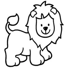 Lion - Free printable coloring pages