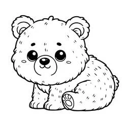 Little Bear - Free printable coloring pages