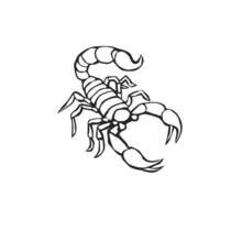 Scorpio - Free printable coloring pages
