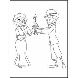 A Monster in Paris - Free printable coloring pages