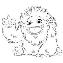 Abominable - Free printable coloring pages