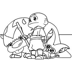Avatar: The Last Airbender - Free printable coloring pages