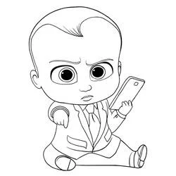 Boss Baby - Free printable coloring pages