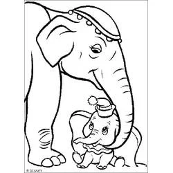 Dumbo coloring page #170595 to print and color