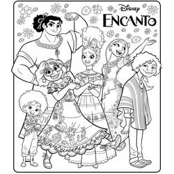 Encanto - Free printable coloring pages