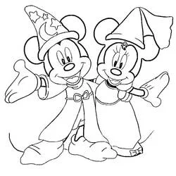 Fantasia - Free printable coloring pages