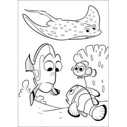 Finding Dory - Free printable coloring pages