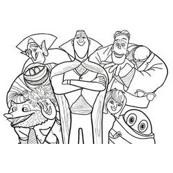 Hotel Transylvania - Free printable coloring pages