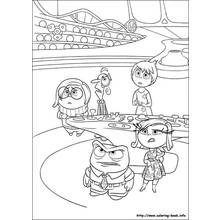 Inside Out - Free printable coloring pages