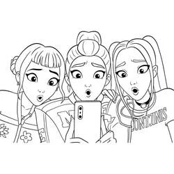 KPop Demon Hunters - Free printable coloring pages