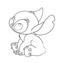 Lilo and Stitch - Free printable coloring pages