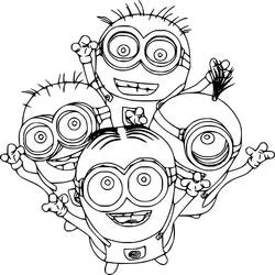 Minion - Free printable coloring pages