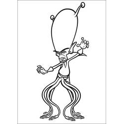 Gallaxhar striking a menacing pose coloring page
