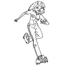 Monsters vs Aliens - Free printable coloring pages
