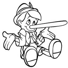 Pinocchio - Free printable coloring pages