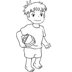 Ponyo - Free printable coloring pages