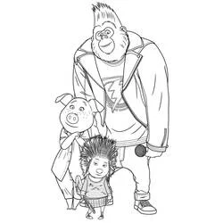 Sing - Free printable coloring pages