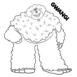 Smallfoot - Free printable coloring pages