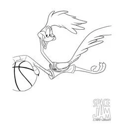 Space Jam - Free printable coloring pages