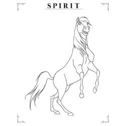 Color this Spirit (Animation Movies) printable page #195407 with your favorite tools