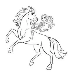 Printable Spirit (Animation Movies) coloring picture #195411 for creative fun