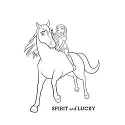 Spirit (Animation Movies) coloring page #195429, high quality printable line art
