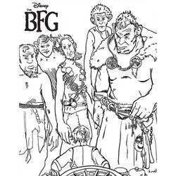 The BFG - Free printable coloring pages
