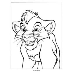 The Lion King - Free printable coloring pages