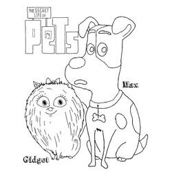 The Secret Life of Pets - Free printable coloring pages