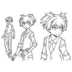 Assassination Classroom - Free printable coloring pages