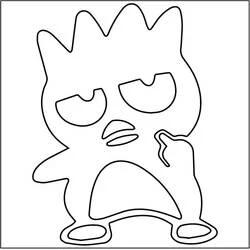 Free printable Badtz Maru (Anime and Manga) coloring page #220289