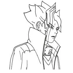 Boruto - Free printable coloring pages