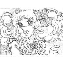 Candy Candy - Free printable coloring pages