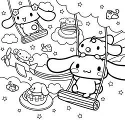 Cinnamoroll - Free printable coloring pages