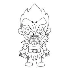 Death Note - Free printable coloring pages