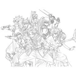 Fairy Tail - Free printable coloring pages