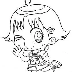 Kocchi Muite Miiko - Free printable coloring pages