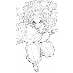 Kyojuro Rengoku (Anime and Manga) coloring page #220430, free to print at home