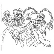 Mermaid Melody: Pichi Pichi Pitch (Anime and Manga) coloring page #53755 to print and color