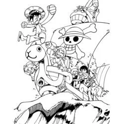 One Piece - Free printable coloring pages