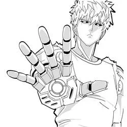 One Punch Man - Free printable coloring pages